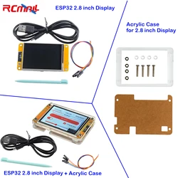 Rcmall 2.8 espespesp32 módulo ESP32-2432S028R 240*320 tela de exibição inteligente 2.8 polegadas lcd tft módulo ili9341 driver