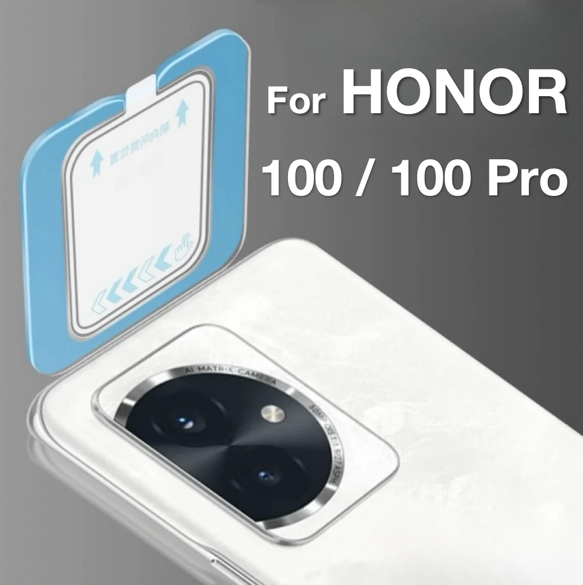 Lente de cámara Stealth Premium, película de protección de vídeo y fotografía de cristal para HONOR 100 Pro, con Kit de fácil instalación