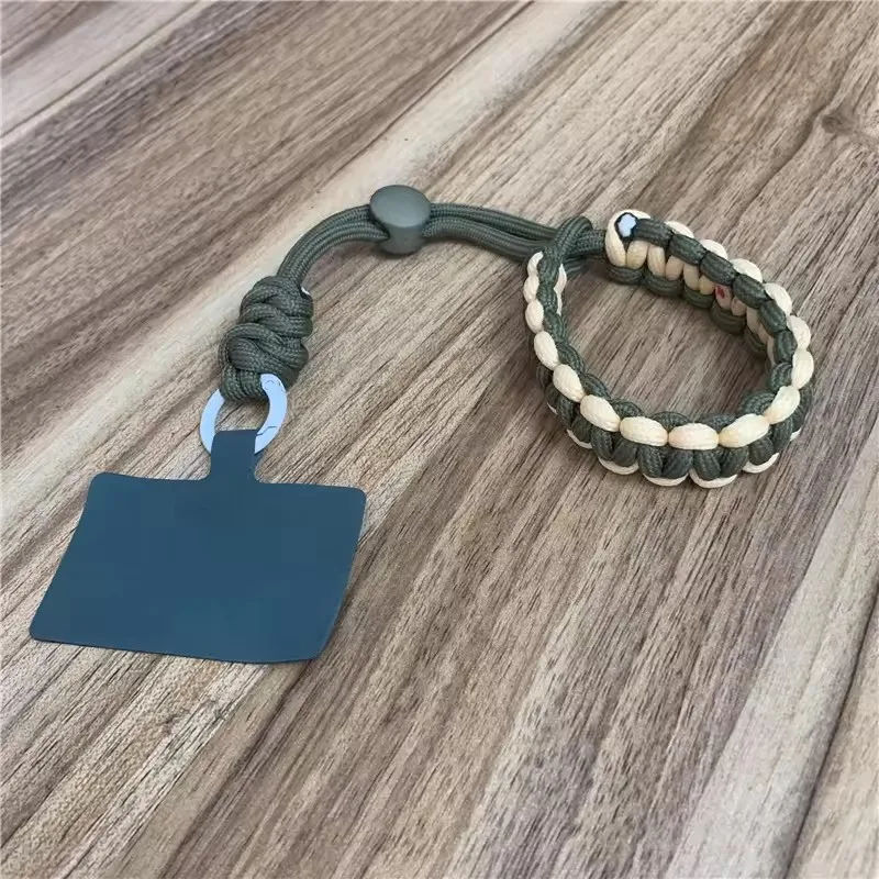 هاتف Lanière de phone الإبداعي، قطعة واحدة، dragonne tissée mignonne، سوار de seguridad متعدد الوظائف pour phonephone المحمول،