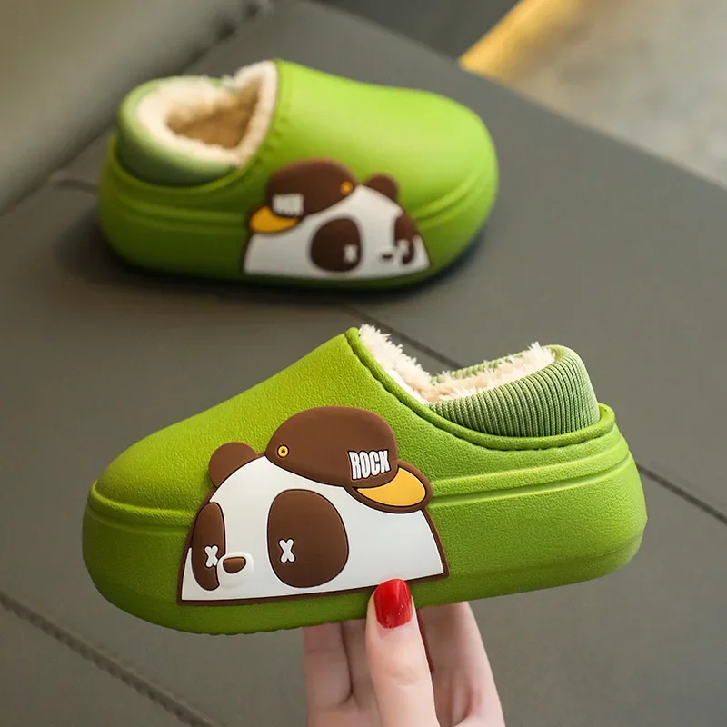 

Children's Cotton Slippers 2021 Autumn and Winter Cute Cartoon Boys and Girls Home Indoor Non-slip Floor Slippers Baby Slipp