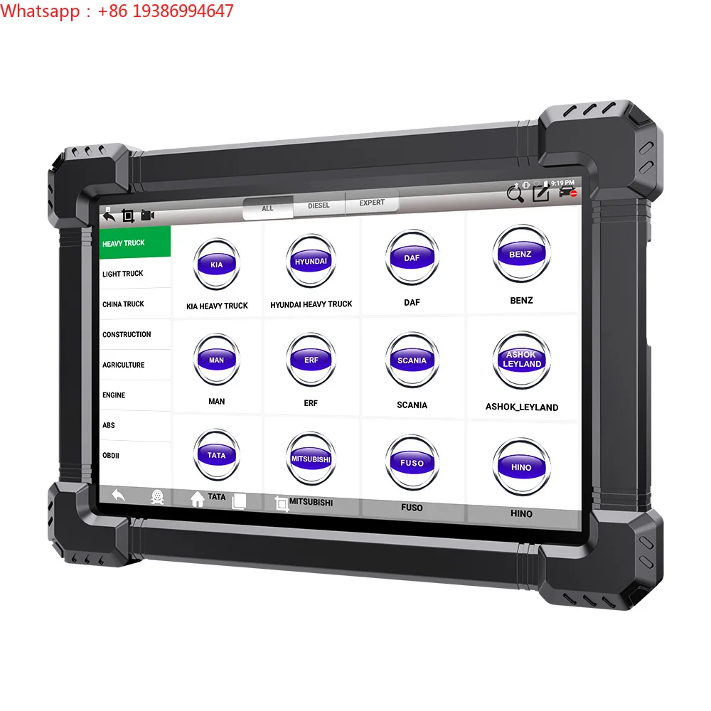 For Diagnostic Tools Heavy Duty Truck Ancel X7 HD Automotive Scanner Full System Injector Coding Reset Auto Diagnostic Scanner