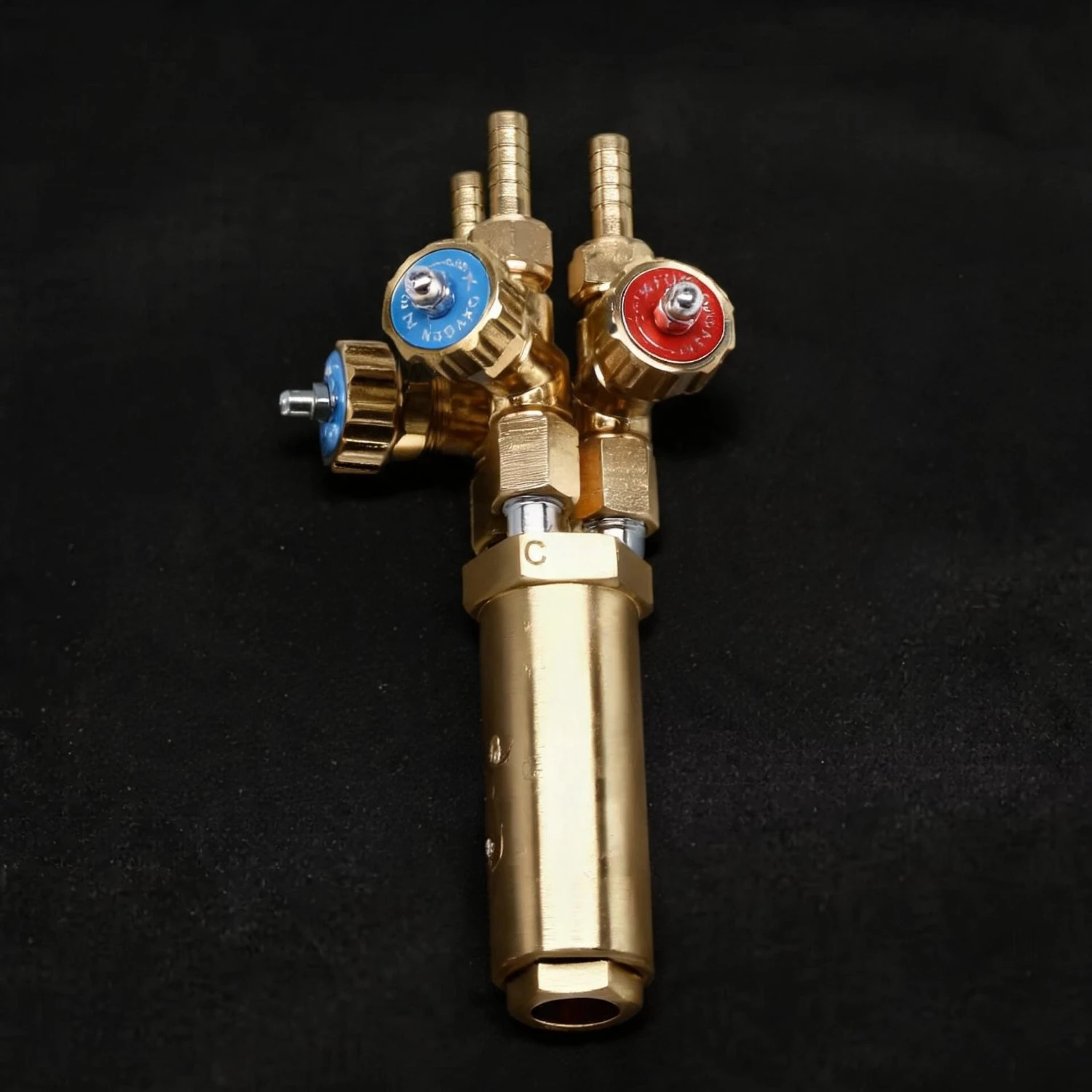 Portable Flame Cutting Machine Torch Head M12X1.25mm Cutting Tip Compatible with Multiple Nozzle Tips
