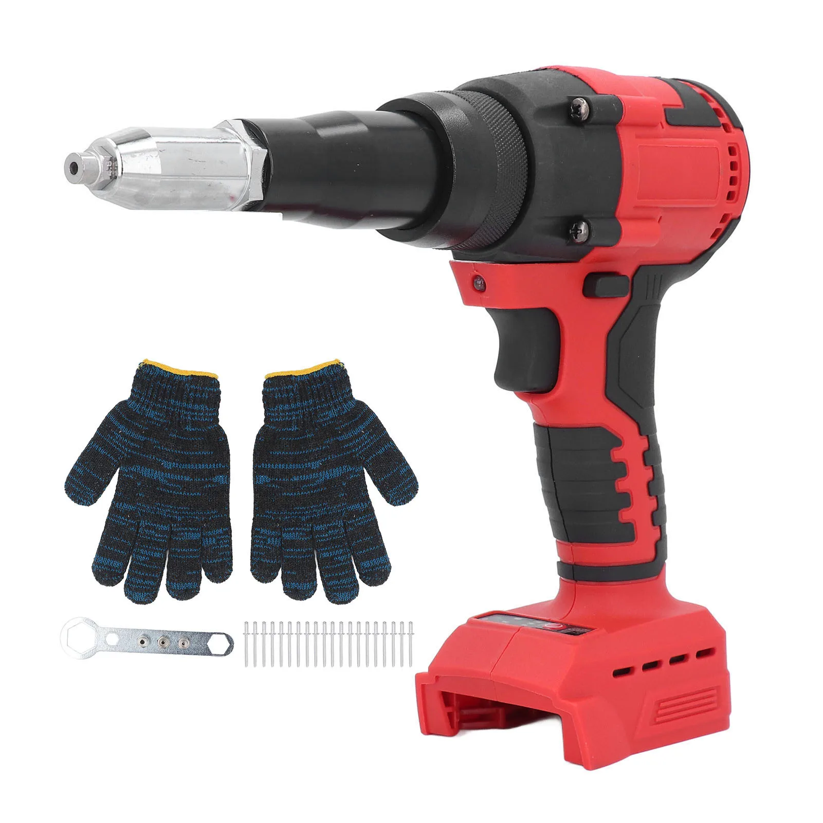 Electric Rivet Gun Kit Built in LED Light Powerful Motor High Pulling Force Cordless Rivet Tool 360W for 48-11-1840 48-11-1841