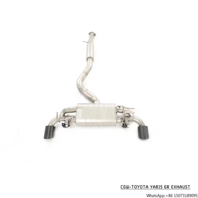 CGW New Design Exhaust Muffler Piping with Electric Valves for  Yaris