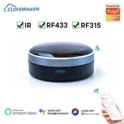 Tuya wi-fi Smart RF433 RF315 IR 3 in 1 telecomando universale funziona con Alexa Google Home Siri