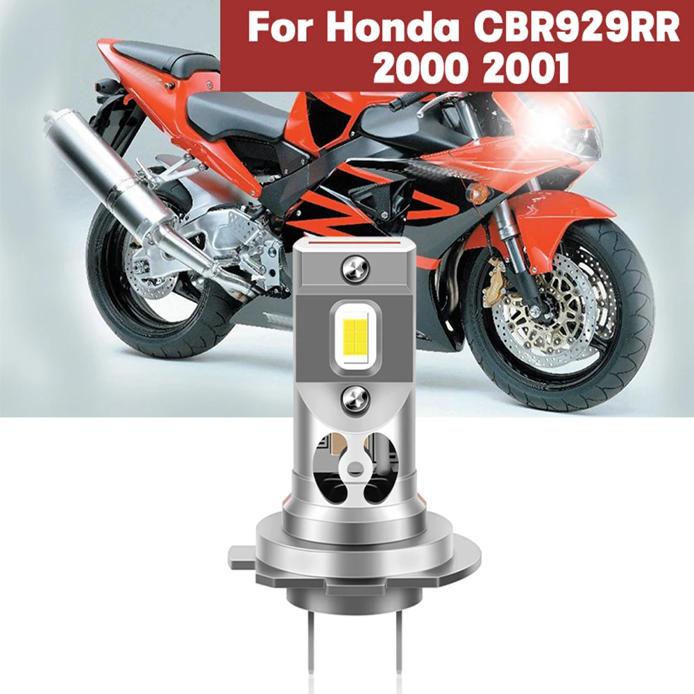 

Светодиодная фара для мотоцикла Honda CBR929RR 2000 2001, аксессуары для скутера, мотоцикла, 6000 К, 6000 лм, 12 В, к