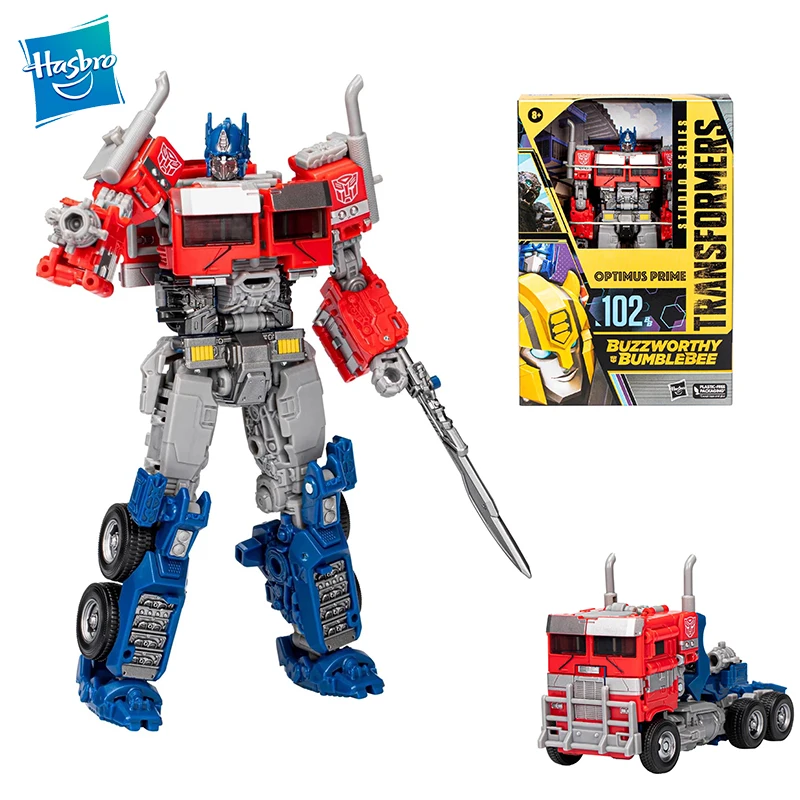 In Stock Hasbro Original Transformers Rise of the Beasts Voyager Optimus Prime Buzzworthy Bumblebee SS102 Action Figure Gifts