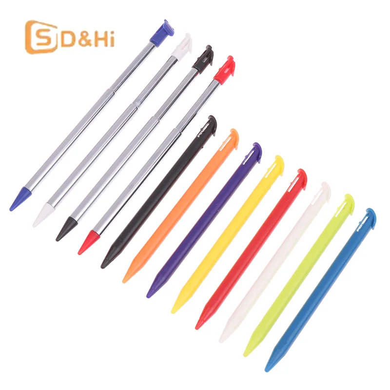 1Pc For NEW 3DSLL Stylus Plastic Touch Pen Compact Stylus Pen 12 Colors Available Touch Screen Pen Game Accessories