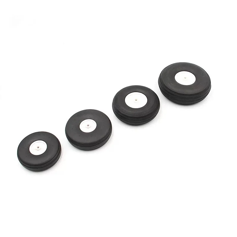 Roda de borracha elástica alta 2 tamanhos (diâmetro 25/32/45/51/57/63/70/76mm) para brinquedos de avião de asa fixa rc, acessório de pneu robô diy