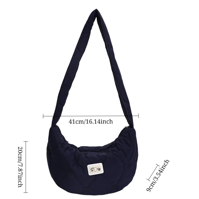 نسيج جديد بسيط حقائب المتشرد النساء الترفيه التسوق حقائب الكتف Crossbody خفيفة الوزن سعة كبيرة حقيبة ركاب عادية