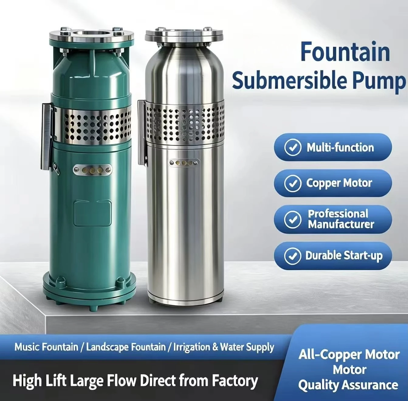 High Flow Solar Rechargeable Outdoor Pond Oxygenated 12V DC Pump Water Circulation Submersible Fountain Pump Fast Delivery