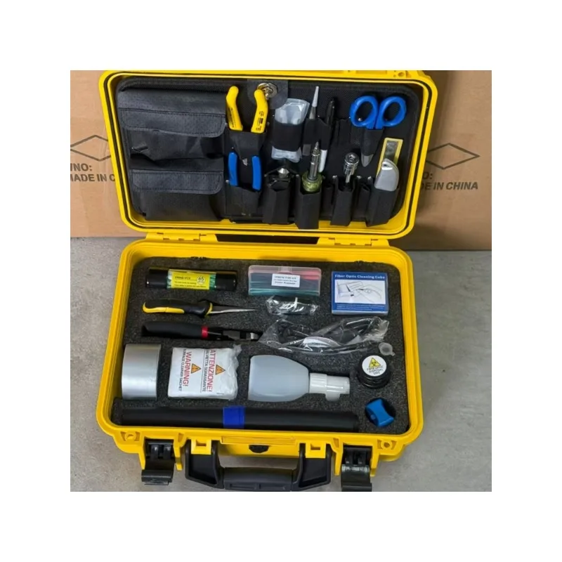 800S 28 Tools in 1 Fiber Cable Tool Tri-hole Stripper Fiber Tool Kit