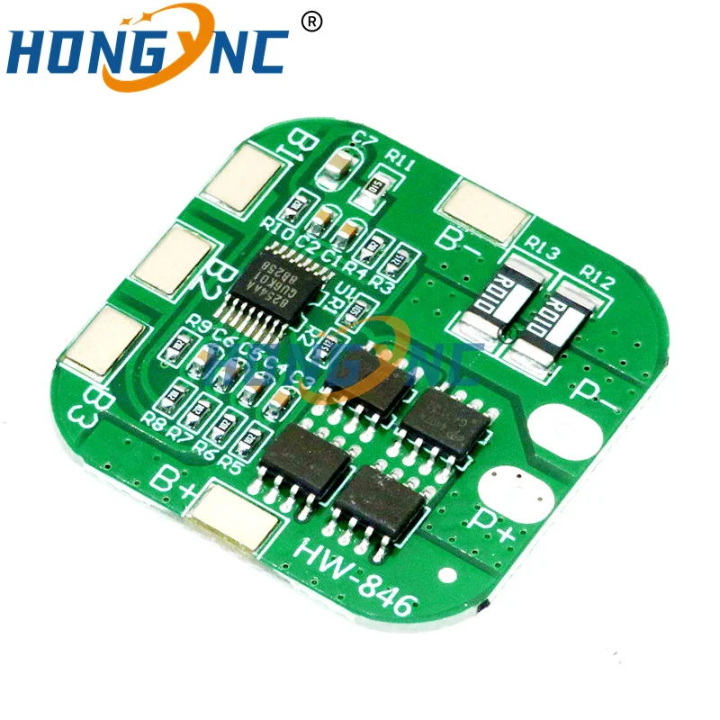 4S 14.8V / 16.8V 20A peak li-ion BMS PCM battery protection board bms pcm for lithium LicoO2 Limn2O4 18650 li battery