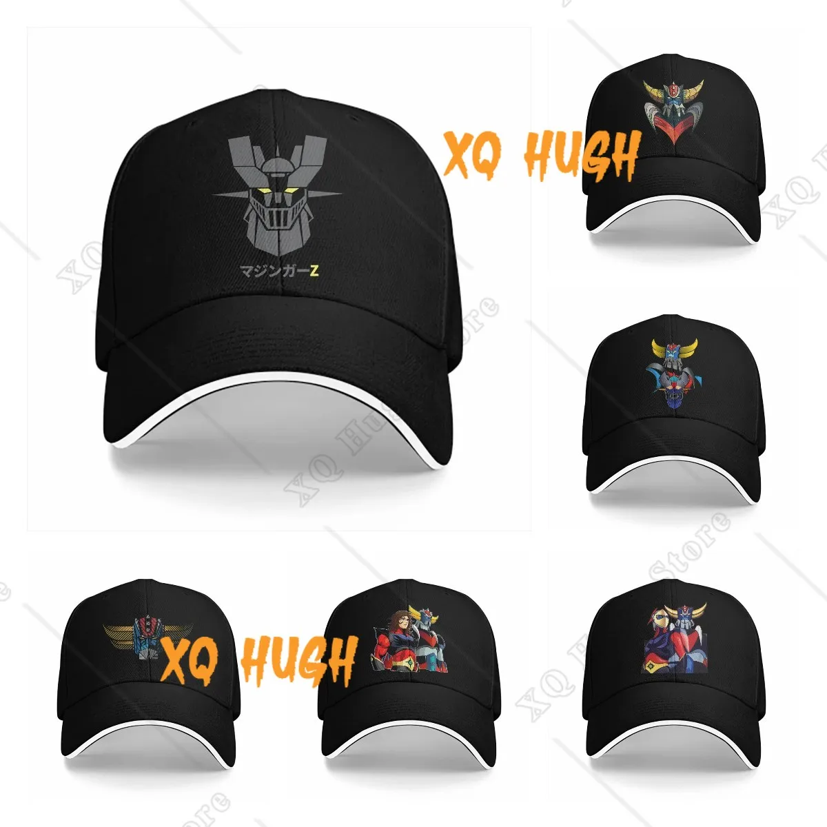 Mazinger Z Dark Baseball Cap Men Hats Women Visor Protection Snapback UFO Robot Grendizer Caps