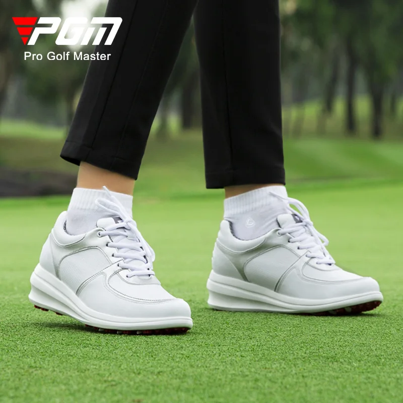 PGM Golf Shoes Women's Waterproof Shoes Wedge Heel Heightening Women's Shoes Anti-Slip Shoes