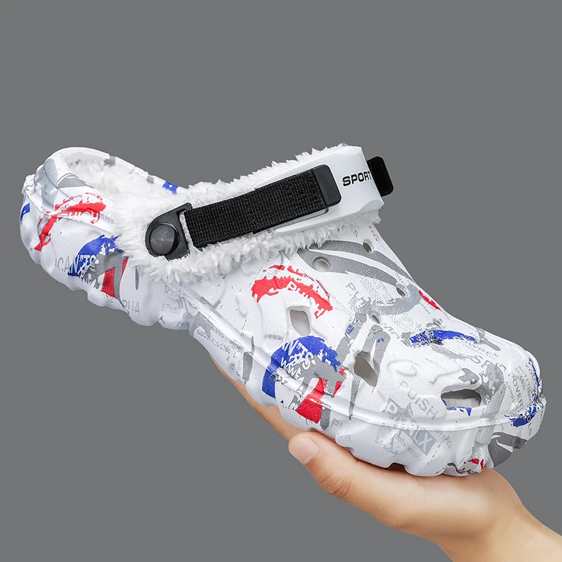 

ELUVA Anti-Slip Men Slippers for Winter Warm and Cozy House Shoes Lightweight Comfortable EVA Slippers for Indoor Outdoor Use