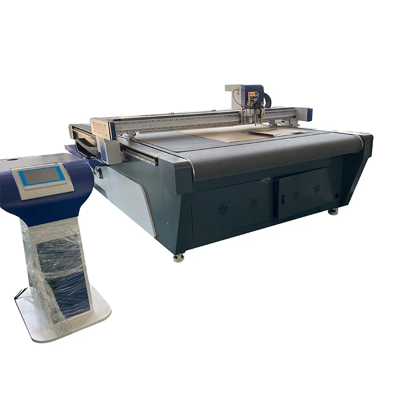 Stock flatbed digital corrugated box sample maker cutter cnc cutting plotter machine carton box die cutter machine With V Cutter