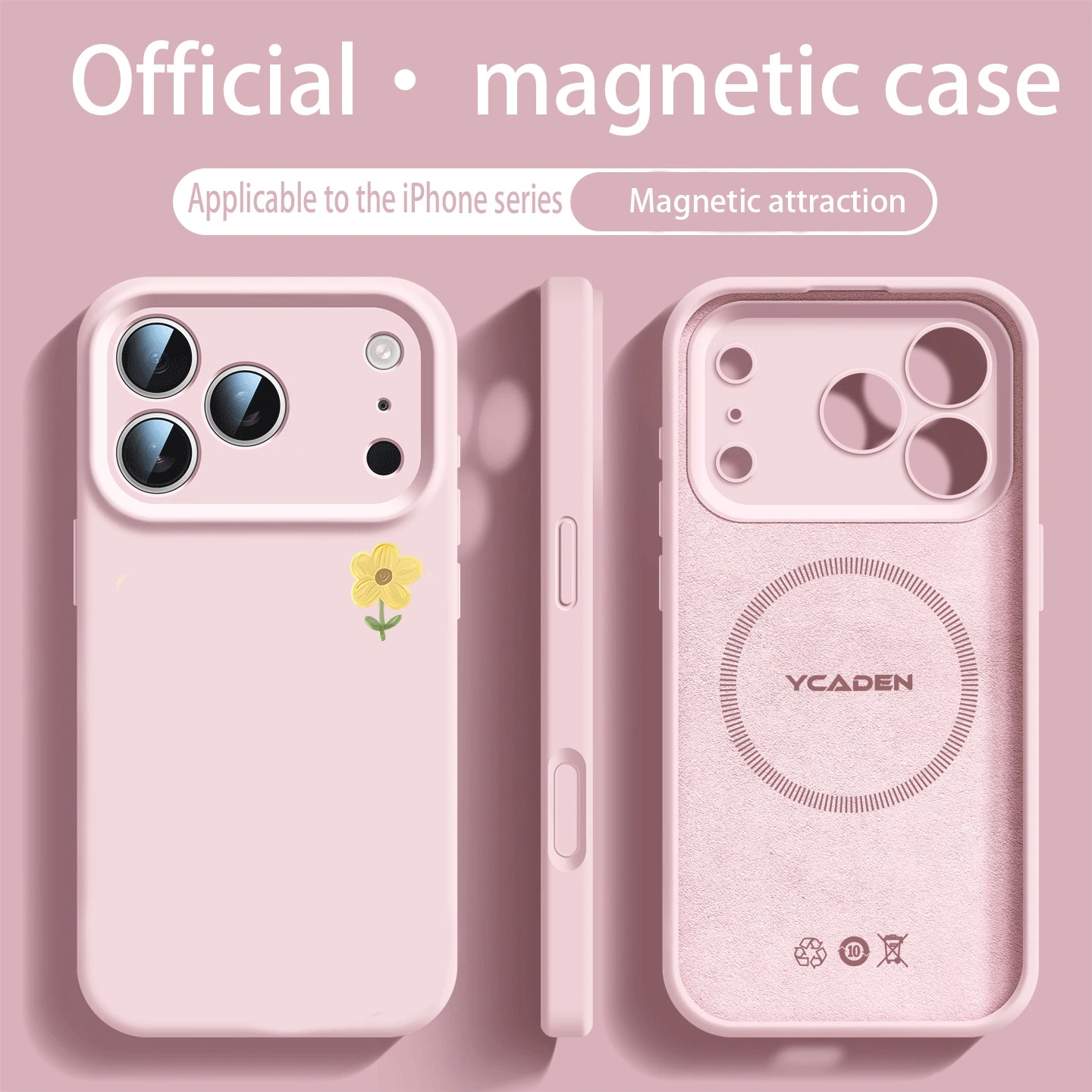 

Минимально мягкий и магнитный, подходит для чехлов для телефонов серии iPhone 17 Pro Max/16 Pro Max/15 Pro Max/14 Pro Max/13 Pro Max.