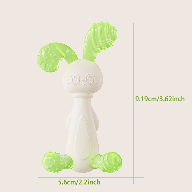 Cute Baby Molar Teethers Toy Soft Silicone Giraffe Rabbit Cartoon Teething for Babies Relief Gums Pain Toys Newborn Essentials