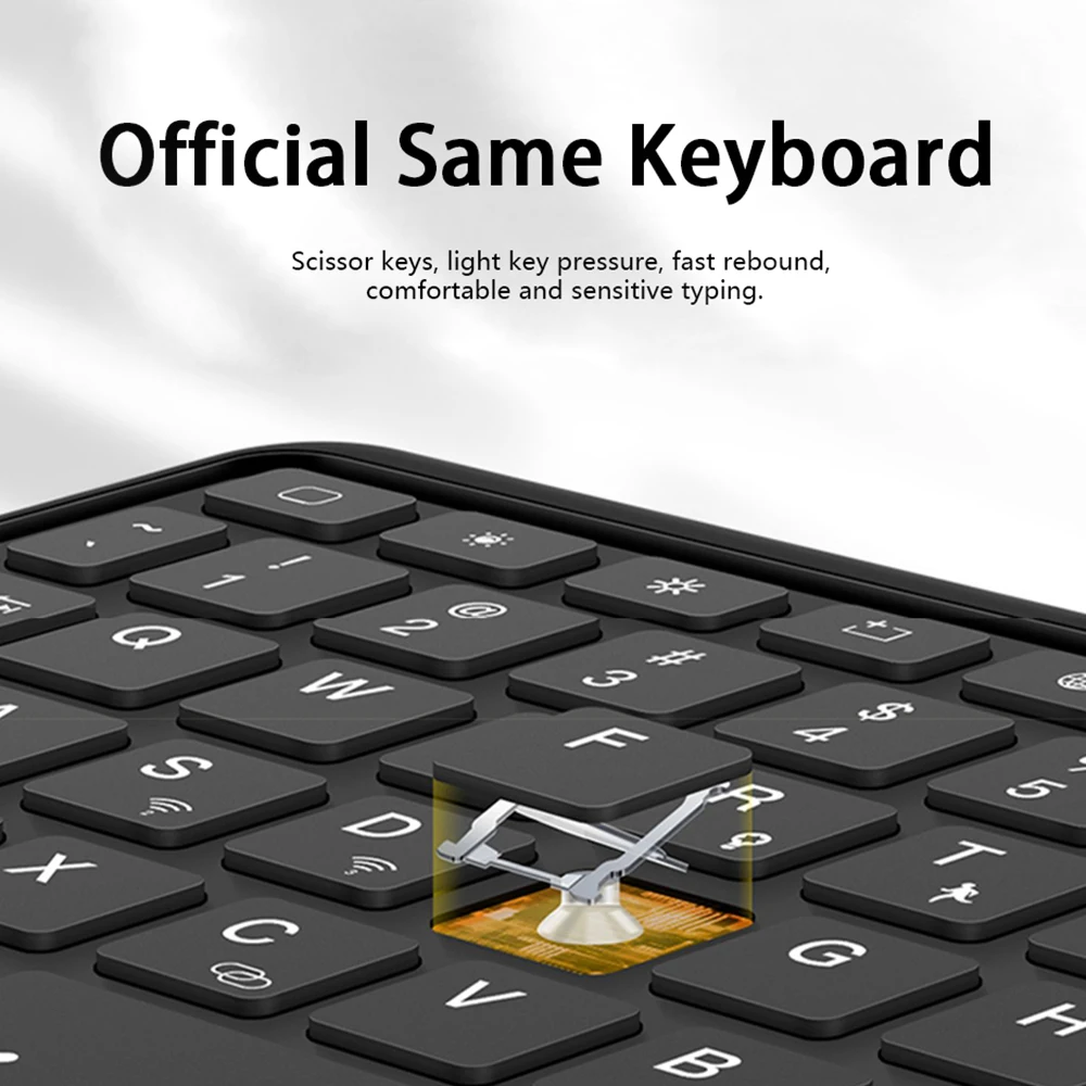 Imagem -05 - Teclado Mágico para Ipad Pro 11 12.9 13 Polegadas 2024 para Ipad 10a Geração ar 7a 8a 9a Geração 10.2 Mini 10.5 Capa