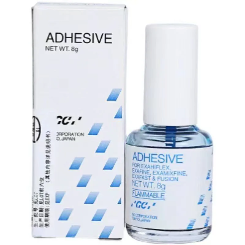 Fuji GC Silicone Rubber Pallet Bracket Adhesive Photocuring 8g/Bottle Oral Cavity Denture Nursing Repair Material Lab Tools