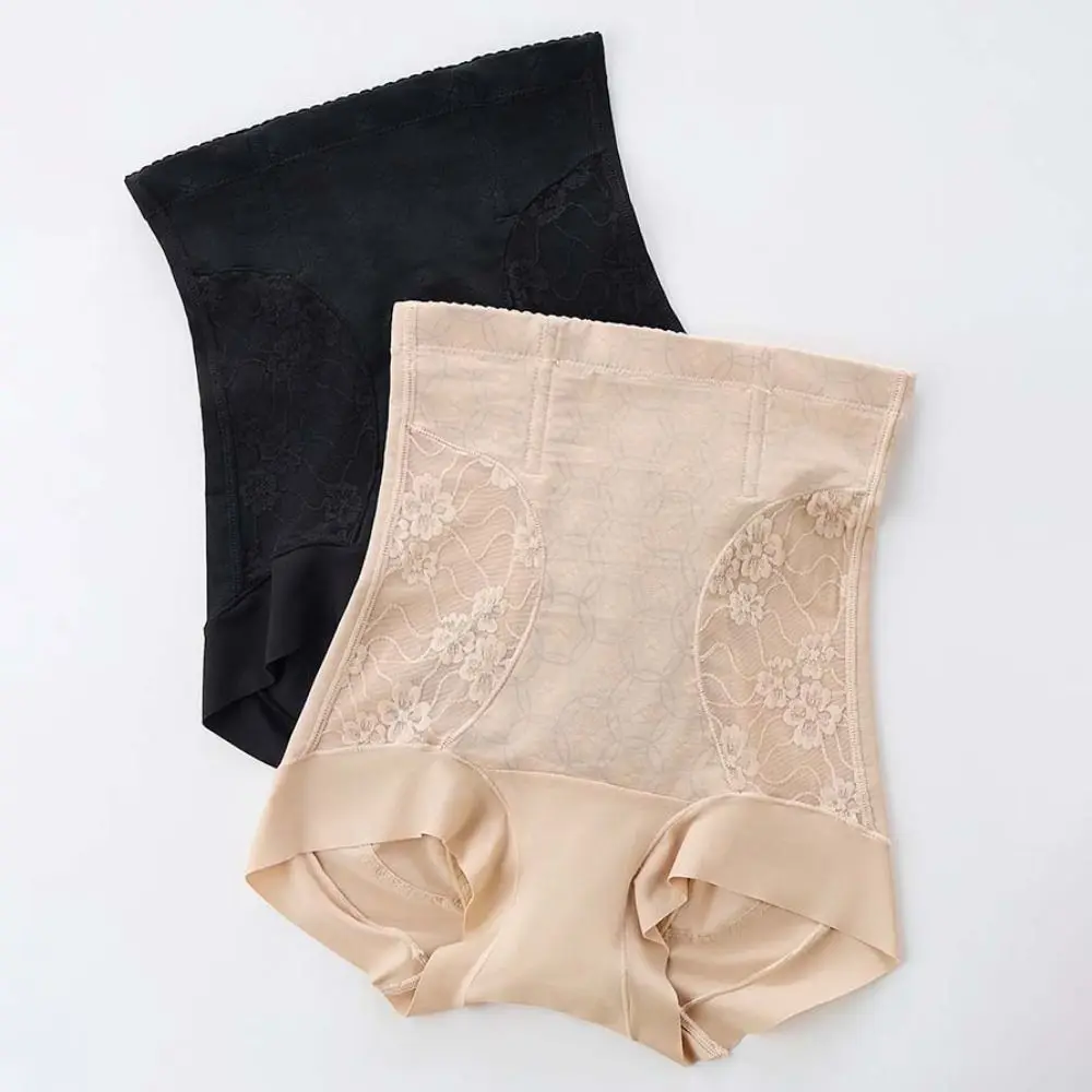 

Корректирующее белье с высокой талией для женщин, кружевные сетчатые трусики для похудения, подтягивающие ягодицы, трусы, нижнее белье для стягивания живота
