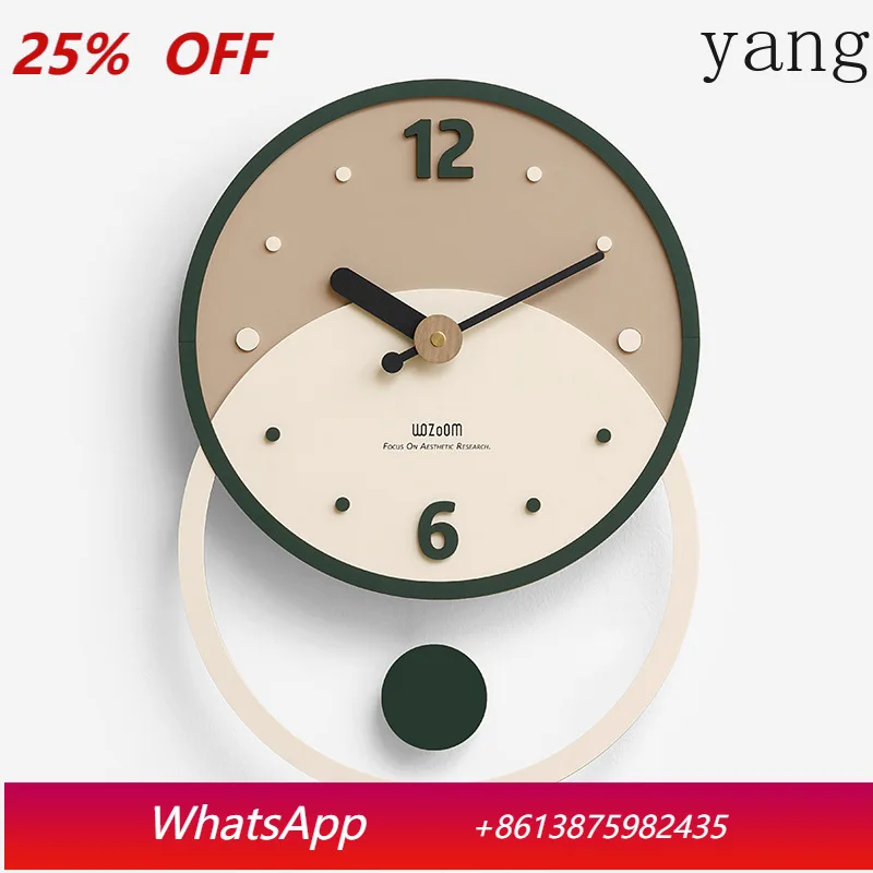 

LH simple home living room clock creative wall clock wall decoration