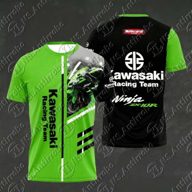 

Kawasaki Best-selling 2025-26 Summer Men's Quick-drying T-shirt High-end Luxury Cycling Short-sleeved Comfortable Casual Top