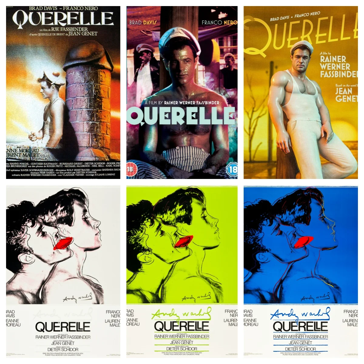 Hot Rare Movie Querelle Art Silk Poster, Wall Art, Home Decorative Painting, 1982
