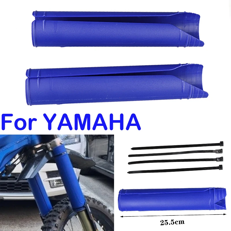 Protector de horquilla para motocicleta, cubierta de tubo de horquilla delantera para Yamaha YZ65 YZ85 YZ125 YZ250 YZ YZF 125 250 450 WR250F WR450F YZ450FX Motocross