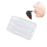 20 pcs Alcohol Tester Mouthpieces For Breathalyzer At-818 Reusable Washable Plastic Disposable Breath Alcohol Test Kit