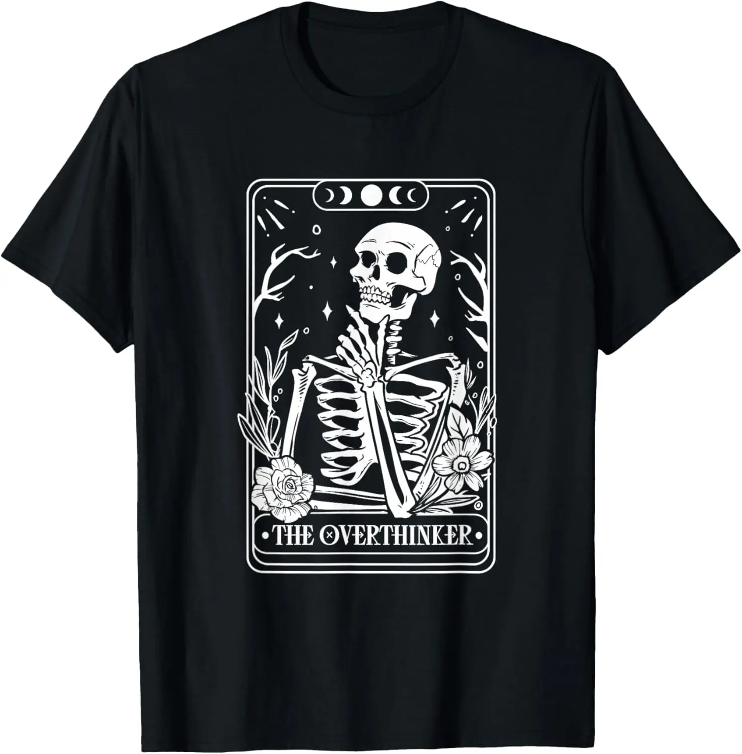 Unisex-Adults T-Shirt, Black, Small, Short Sleeve 100% Cotton Trendy Y2K Short-Sleeve Tee-Soft, Quick-Drying, Moisture-Wicking;