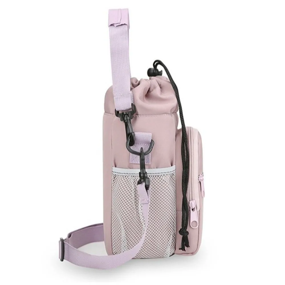 Universal Portable Water Bottle Bag Waterproof Hands-Free Thermal Mugs Bag Lightweight with Phone Pocket