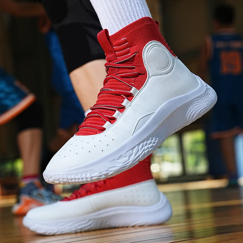 New Basketball Shoes Air Nonslip Curry 4 Shoes for Men Basket Homme Shockproof Tenis Masculino