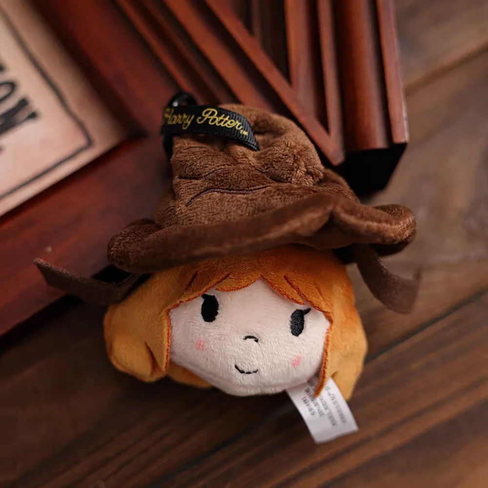 Genuine Harry Potter Ron Plush Dolls Cartoon Hermione Kawaii Telescopic Rebound Toys Student Backpack Decoration Girls Gifts