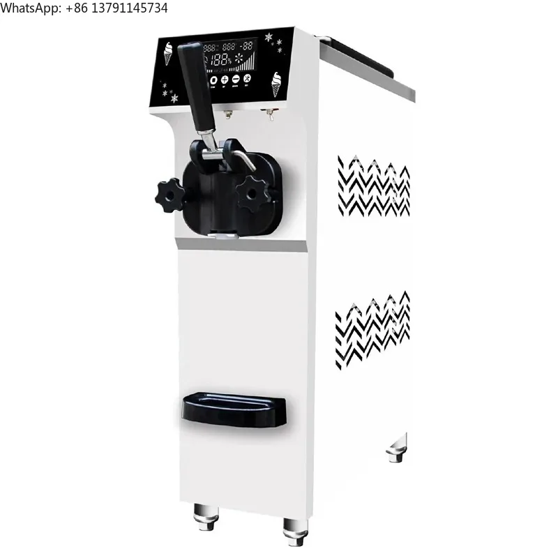 12L/H  ice cream machine 900W thailand ice cream machine soft with brand compressor