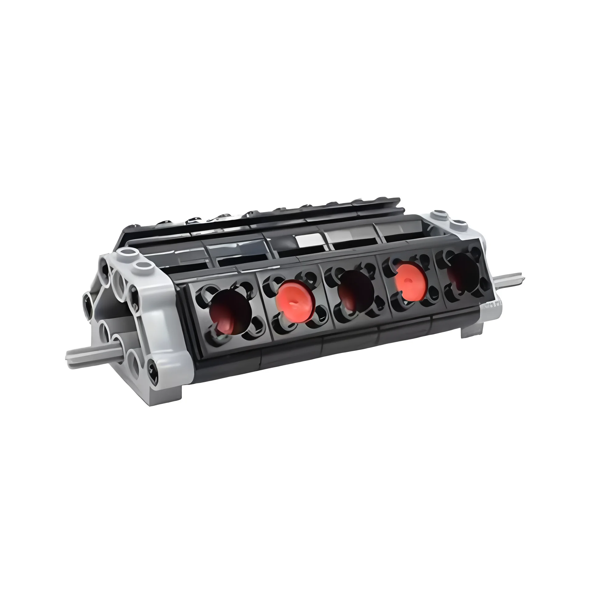 MOC V10 Engine Model Building Blocks DIY Kit with Moving Pistons Compatible with Bricks STEM Educational Toy for Adults