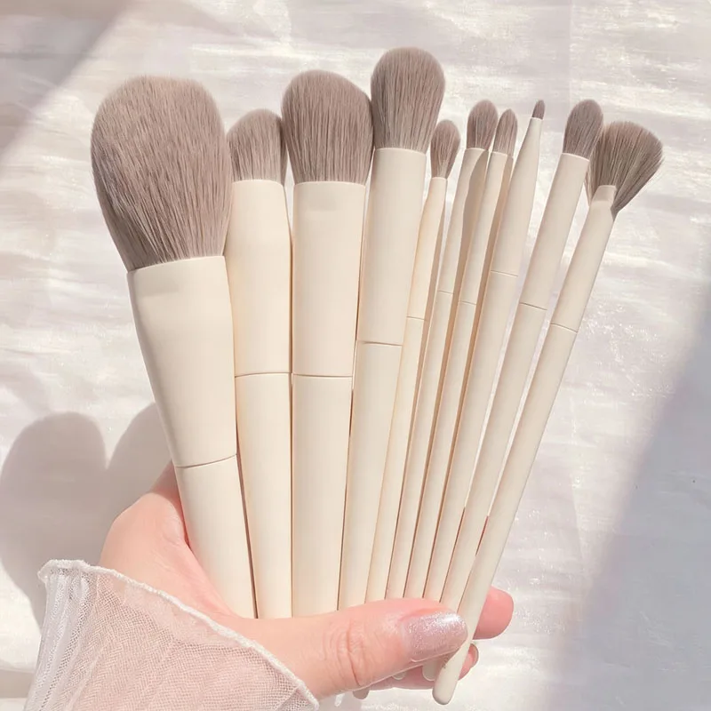 Neues 10-teiliges Make-up-Pinsel-Set für Lidschatten, Foundation, Damen-Kosmetik, weiches, flauschiges Make-up-Pinsel-Set, Make-up-Schönheitswerkzeug HZS30
