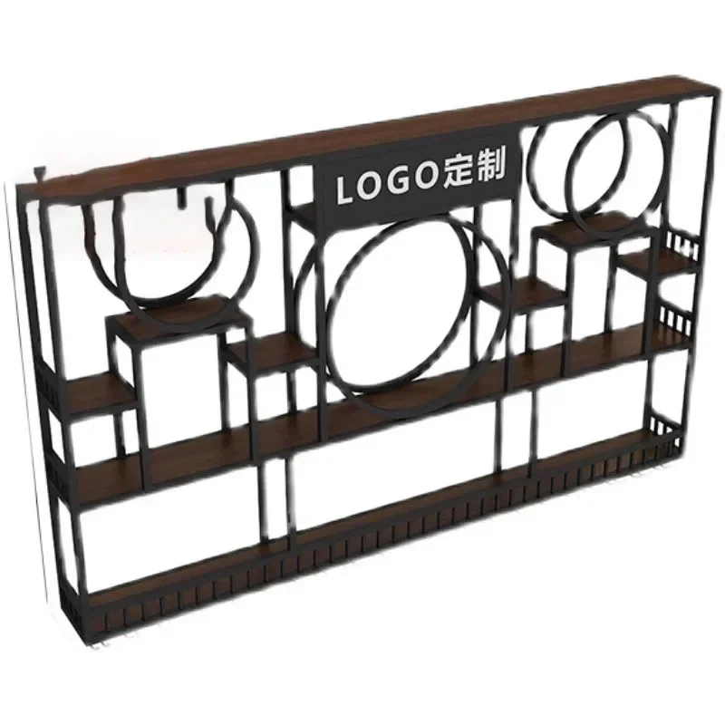 Modern Wall Mount  Wine Racks Kitchen Display Luxury Gold Wine Rack Display Large Liquor Store Stojak Na Wino Bar Furniture