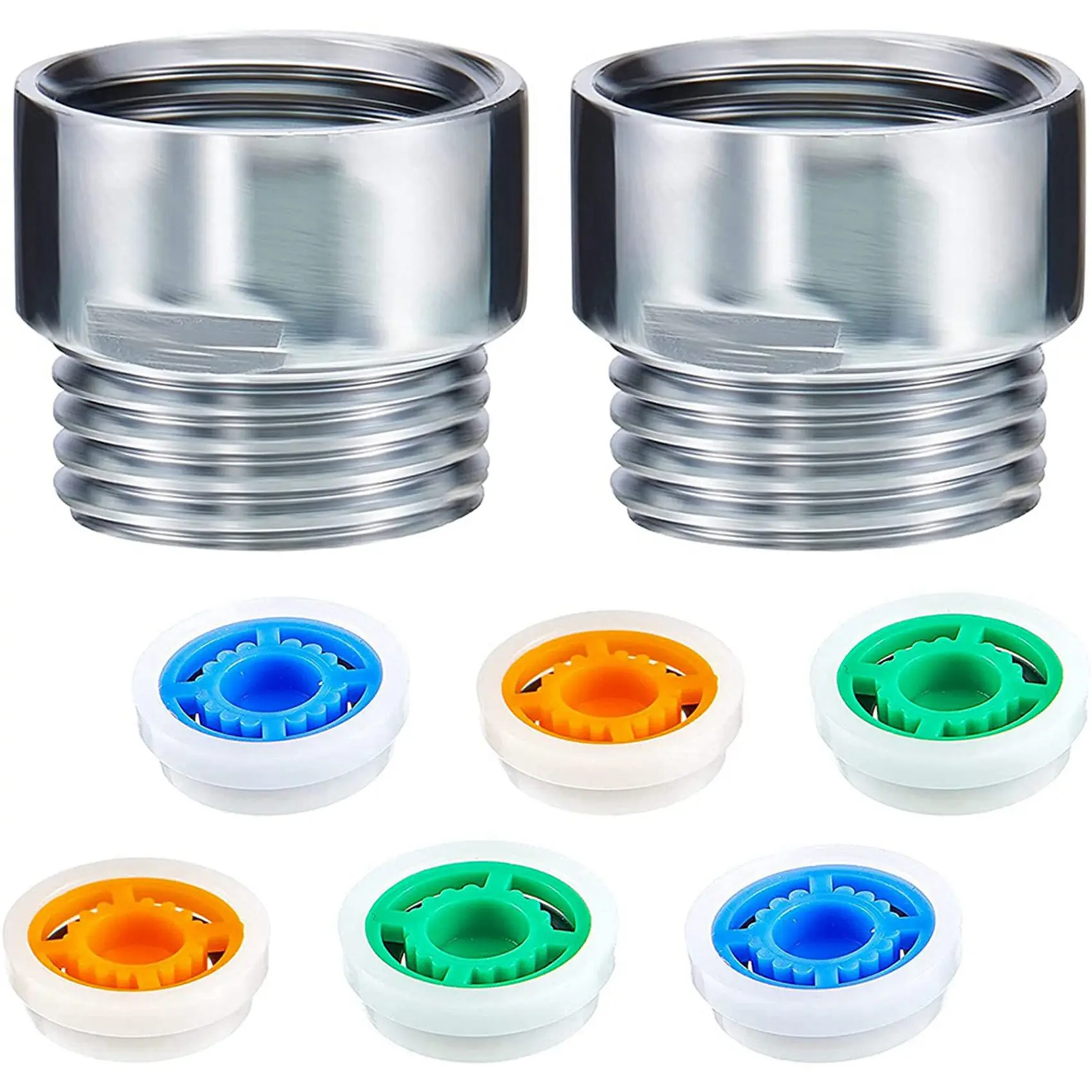 M12K-80 Pieces Of Shower Flow Reducer Limiter Set, Water Restrictor, 1/2 Inch Thread Size 4, 6 And 9 L/Min