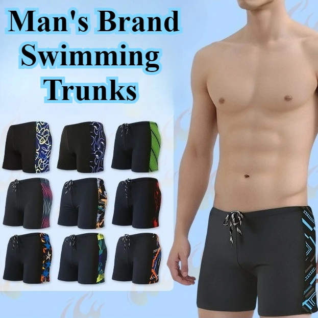 

Fashion Mens Printed Swim Trunk Summer Beach Board Shorts Quick Dry Swimming Bathing Suit Boys Swimsuit Swimwear