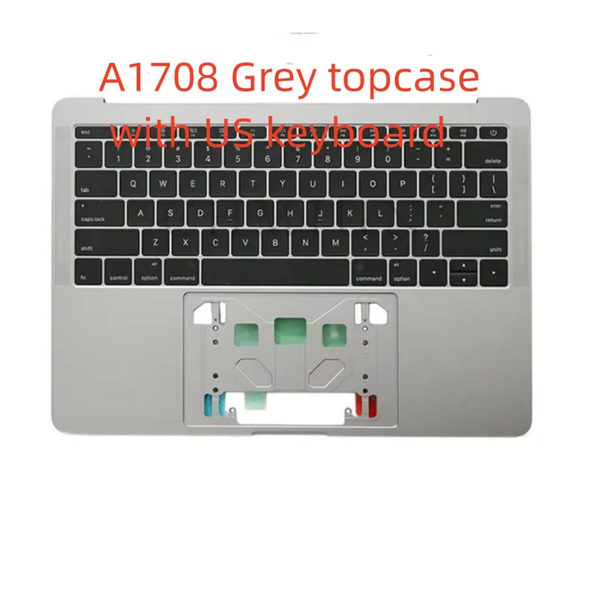

95% новый ноутбук a1708 A1706 Верхний чехол для macbook pro Retina 13 дюймов A1708 A1706 с сенсорной панелью, упором для рук, клавиатура США с подсветкой