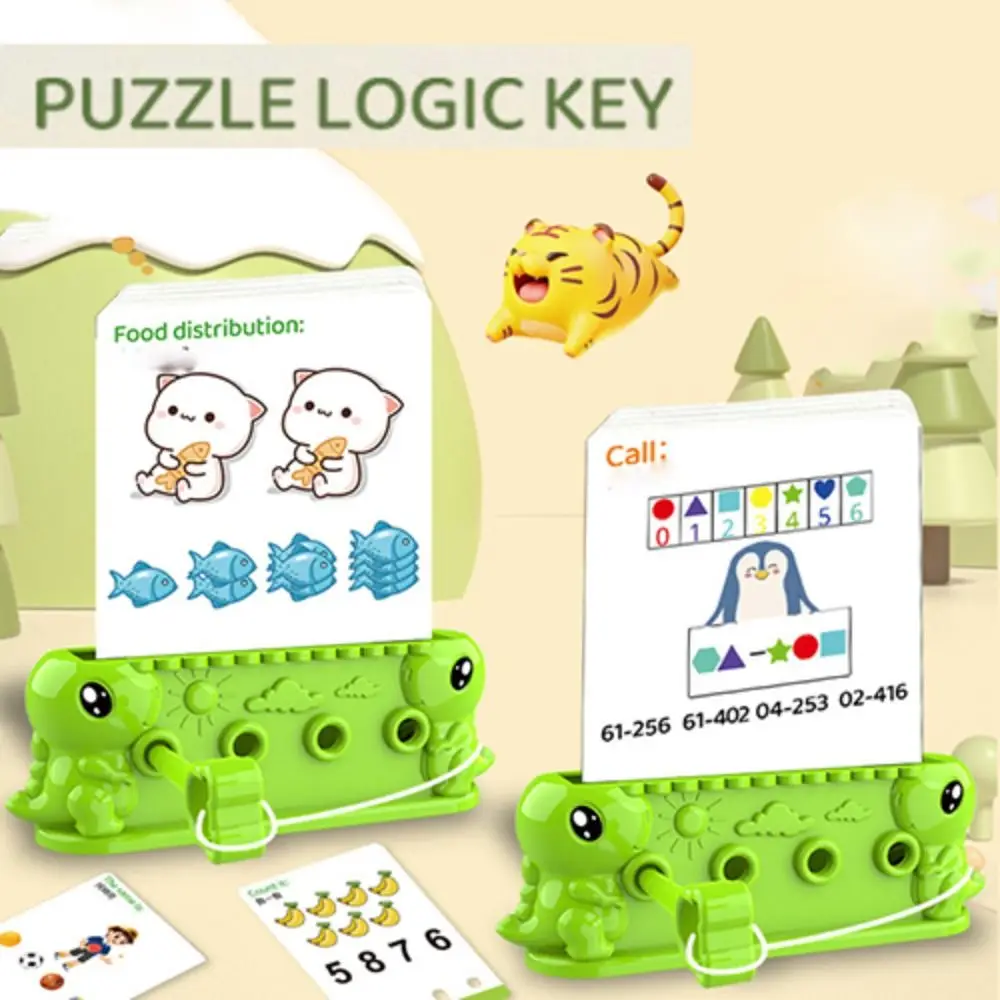 

Montessori Kids Logic Key Puzzle Game Matching Game 3D Logic Key Thinking Training Multifunction Early Educational