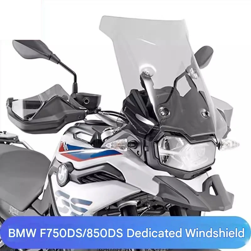 FOR Large Windshield And Mounting Bracket for BMW F750GS F850GS Imported Material Adventure Modified Windscreen