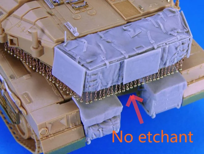 1:35 Scale Resin Die-cast Armored Vehicle Parts Modification Does Not Include Unpainted Tank Model No Etchant