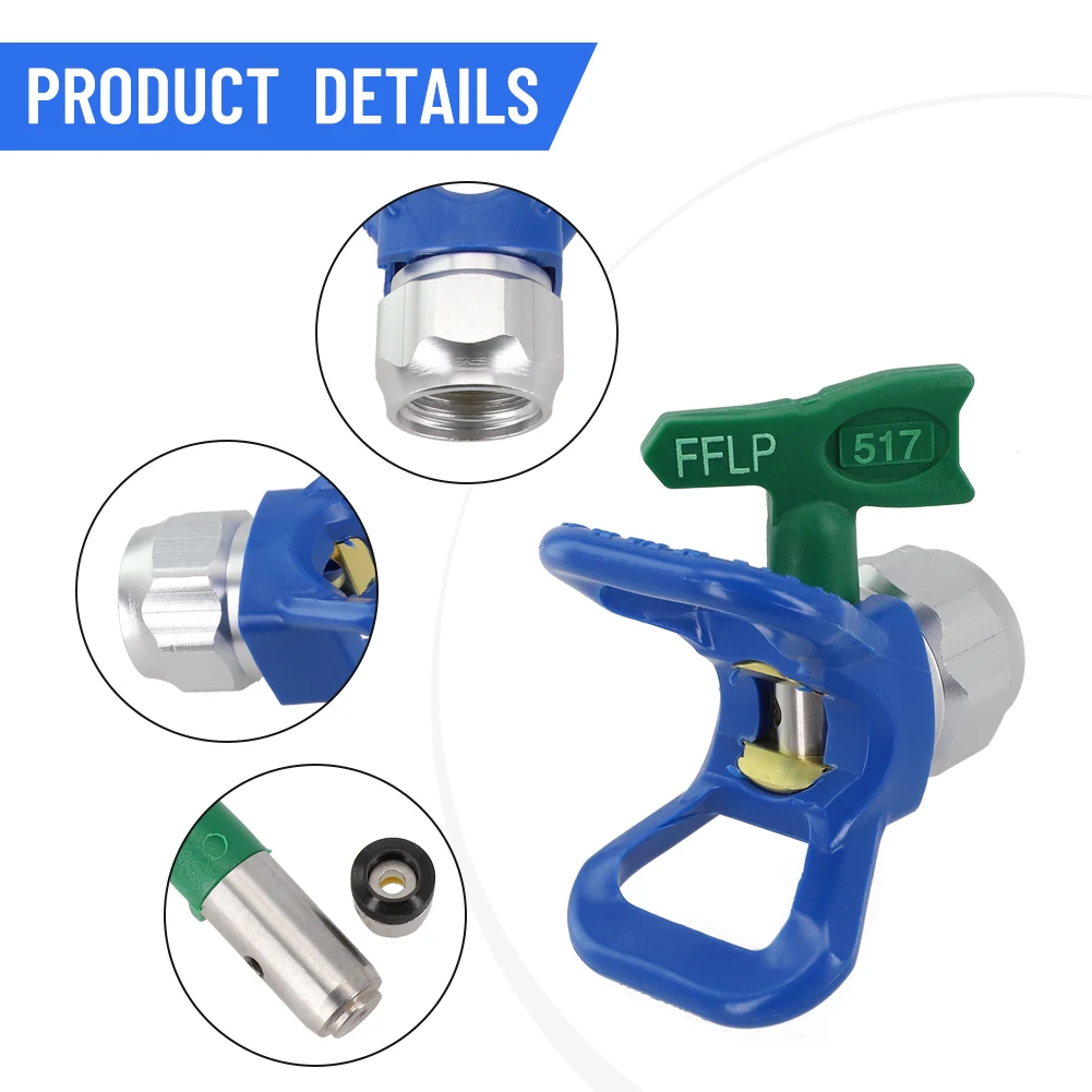 For Airless Spraying Machine Sprayer Tip Sprayer Nozzle Airbrush Tip Nozzle Seat Holder Sprayer Nozzle High Quality