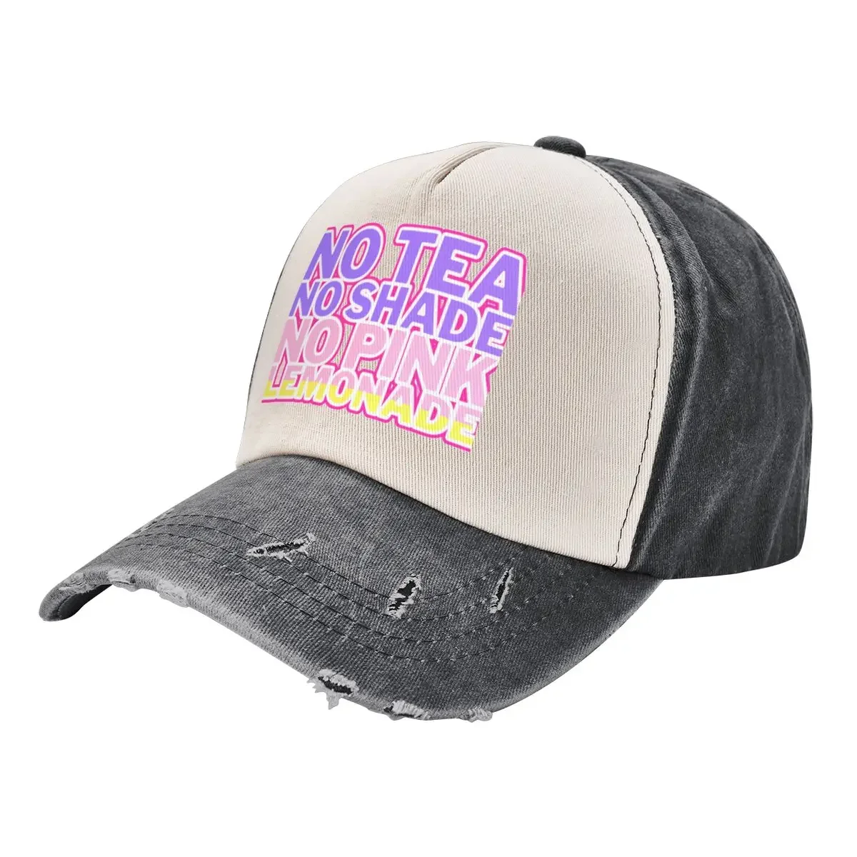 

No Tea No Shade No Pink Lemonade 2 Baseball Cap Military Cap Man Rave For Man Women's