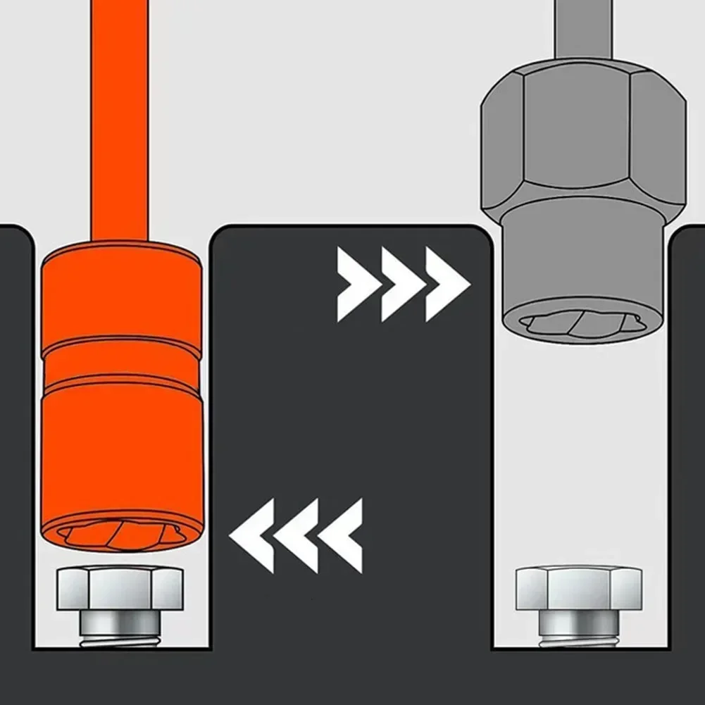 32-teiliges Bolzen- und Mutternausdreher-Set mit Adaptern zum Tackling beschädigter Verbindungselemente, perfekt für Heimprojekte und Reparaturen