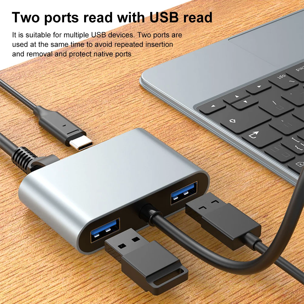 Adattatore da 1000 Mbps da tipo C a RJ45 Adattatore di rete per porta di ricarica PD tipo C da 60 W Adattatore LAN di rete da tipo C a RJ45 per PC portatile