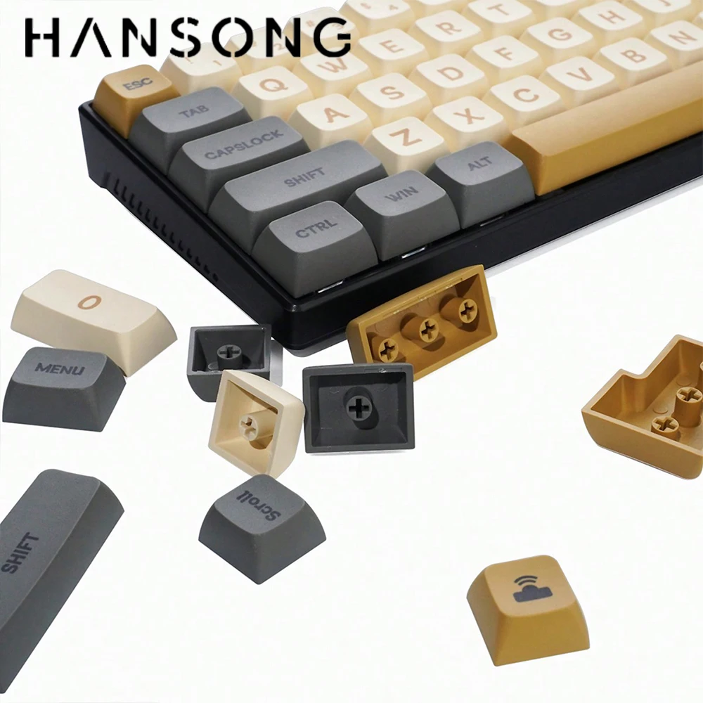 125 Tasten XDA PBT Tastenkappen Set Matcha Grün für 61/64/68/75/87/98/104/108 Tasten mechanische Tastatur für Cherry/Gateron/Otemu/Kailh